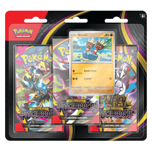 Pitch Black - 3 Pack Blister
