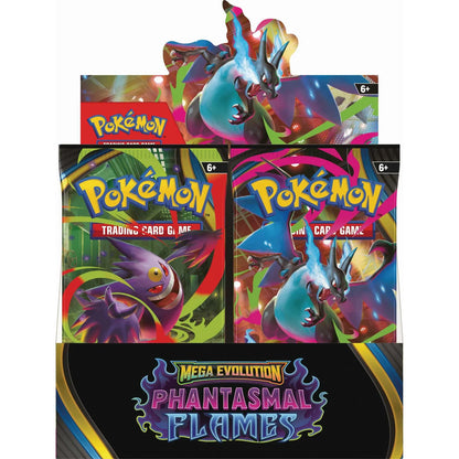 Pokémon TCG: Mega Evolution Phantasmal Flames - Booster Display