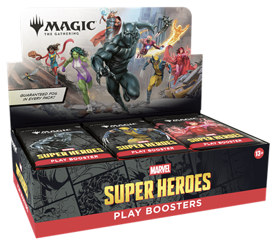 Magic The Gathering - Marvel Super Heroes EN Play Booster Display (30ct)